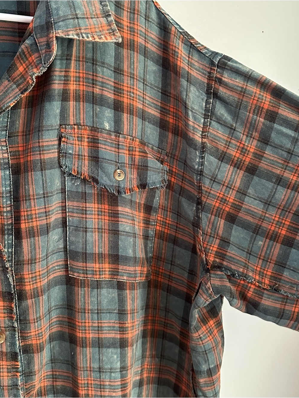Oversized 1X Easel plaid fall long tunic top women’s 1xl 2x long sleeve women’s - Picture 6 of 10
